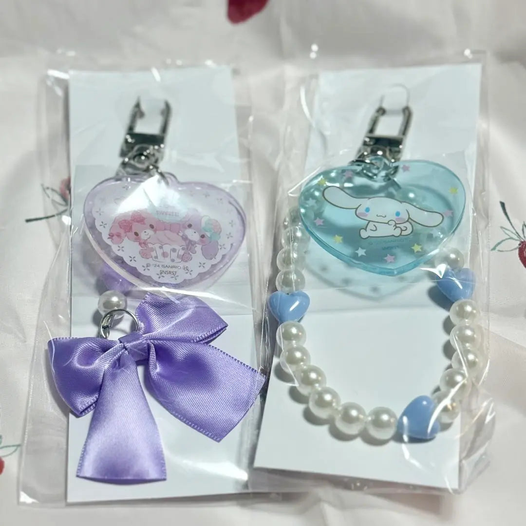 Sanrio Sanrio Characters Charm Keychain Y2K x Ballet Core