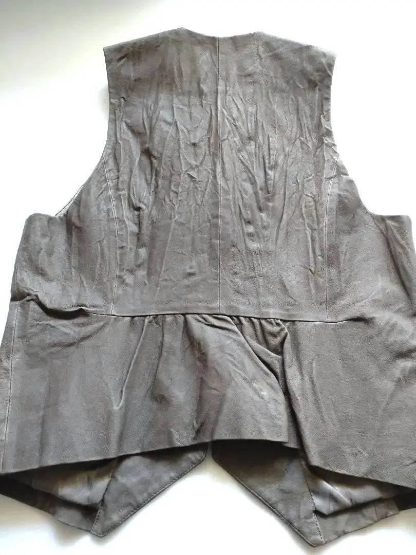 [Unused] Merveille Ash Laxmi Leather Vest