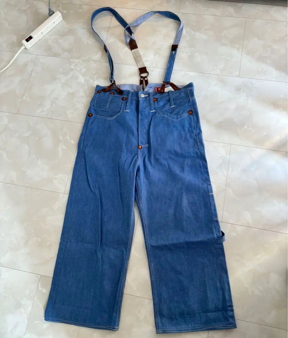 JUNYA WATANABE Name Suspender Denim Pants in Good Condition