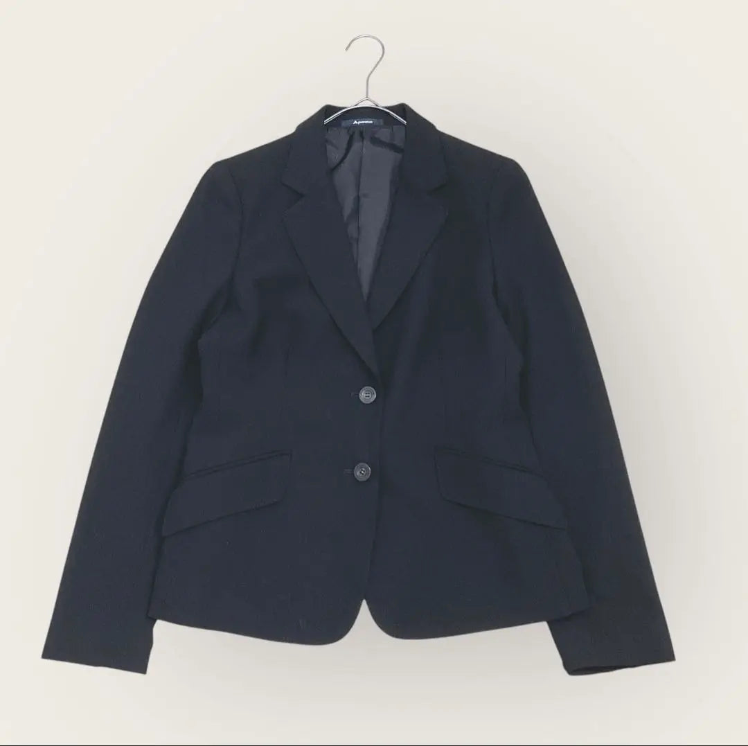 Beauty Aqua Scutam Wool Teering Jacket Black Formal Made in Japan | 美品　アクアスキュータム　ウールテーラードジャケット　ブラックフォーマル　日本製