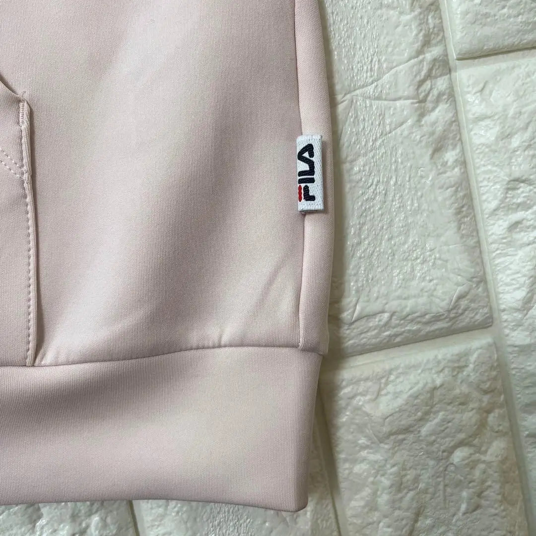 FILA Hoodie Zip-Up Pink M Hooded