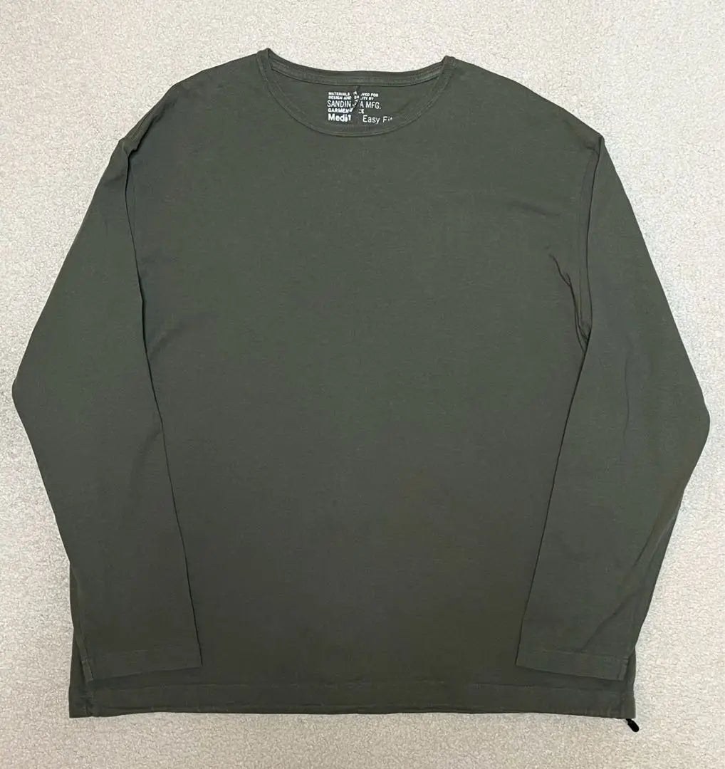 [SANDINISTA] Sandinista Long Sleeve Cut and Sew M Olive Green