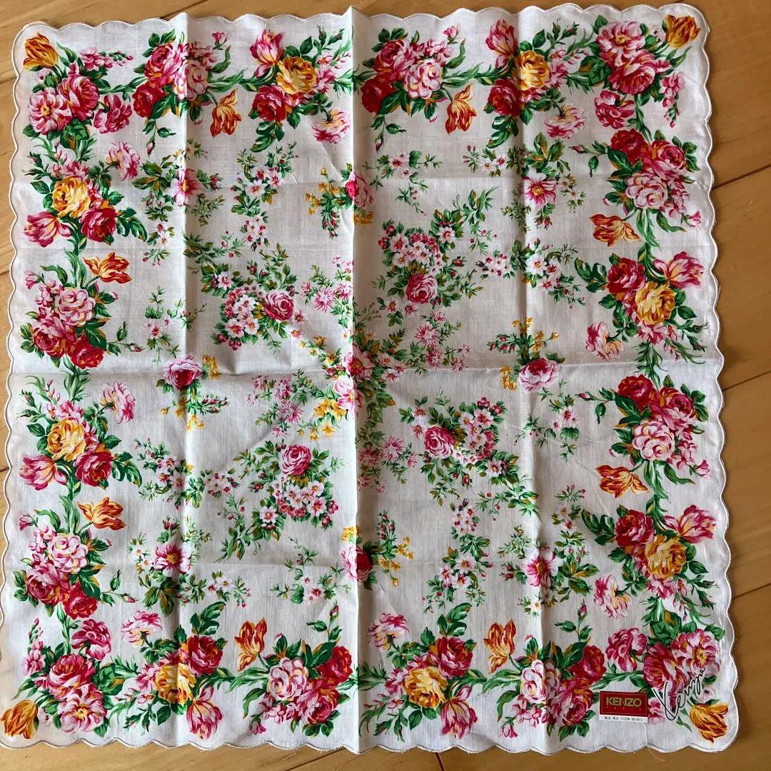 KENZO Floral Handkerchief Set (New)