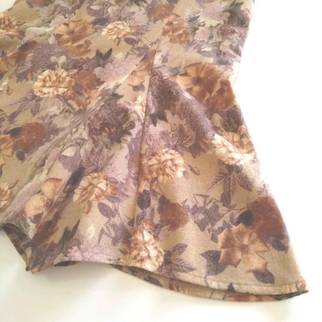 [Rare] FILM-F Retro Floral Mermaid Skirt Flare Size 3