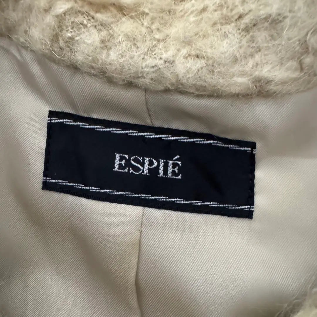 [ESPIE] ESPIE duffle coat size 36 beige beautiful condition cute