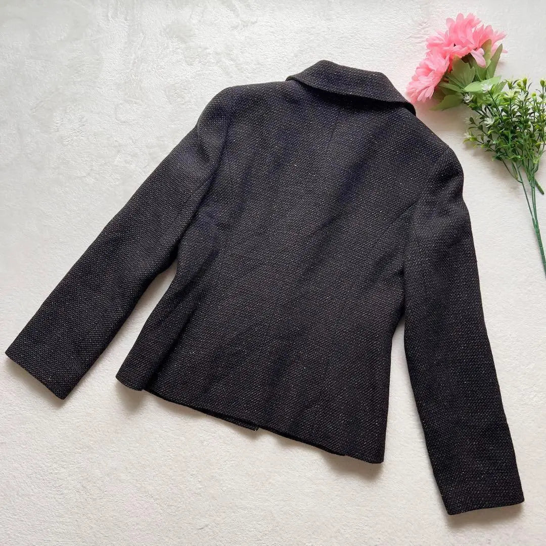 [Ankline] Extremely beautiful item ✨ Tweed tailored jacket hypothetical button made in Japan 521