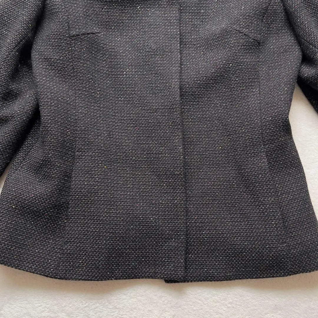 [Ankline] Artículo extremadamente hermoso ✨ Chaqueta de tweed entallada con botones hipotéticos fabricada en Japón 521