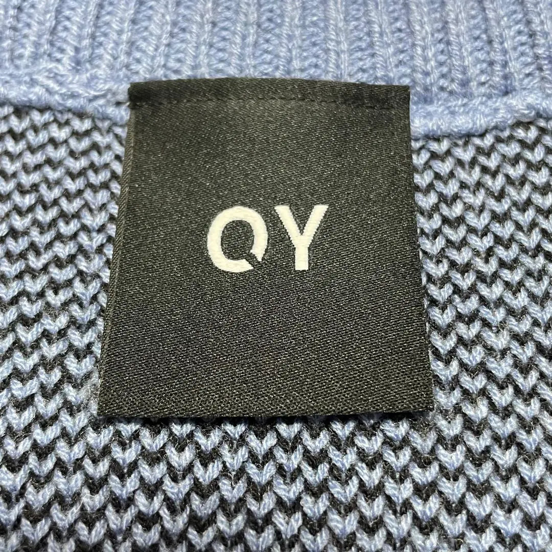 [Good condition] OY knit light blue free size