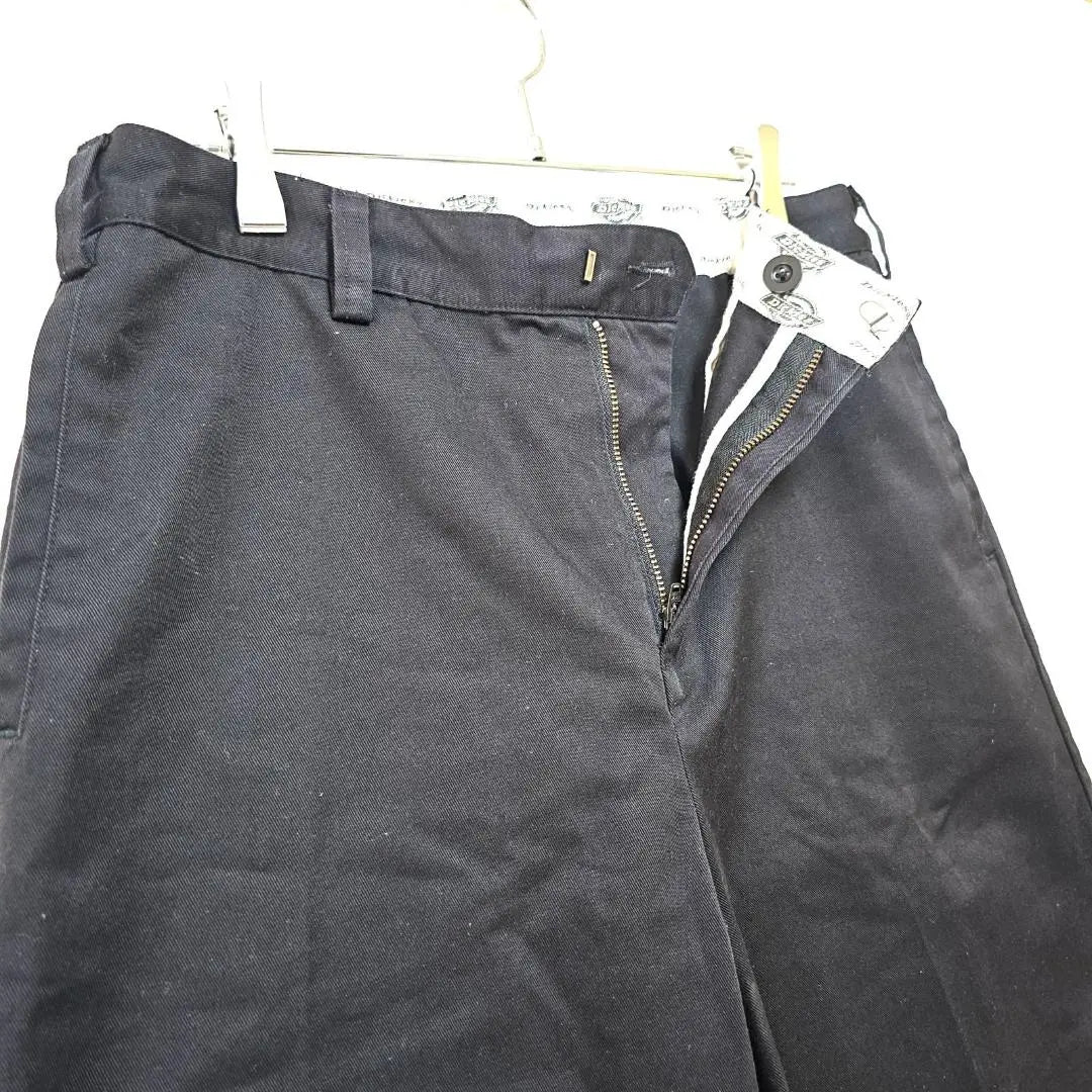 Dickies Straight Wide Pants Work Pants Belt Loops Used Clothing 90s