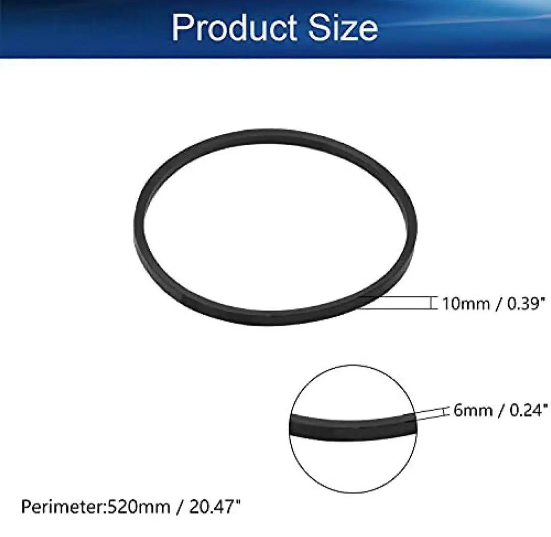 ⑰ Othmro V-shaped belt Transmission V-belt Belt O-520