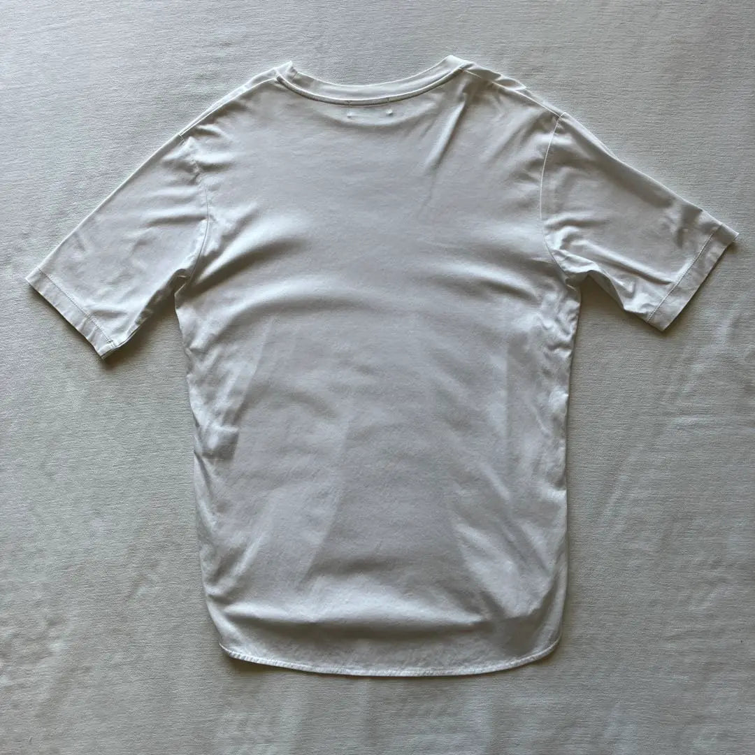 OPAQUE.CLIP Mercerized cotton round hem T-shirt