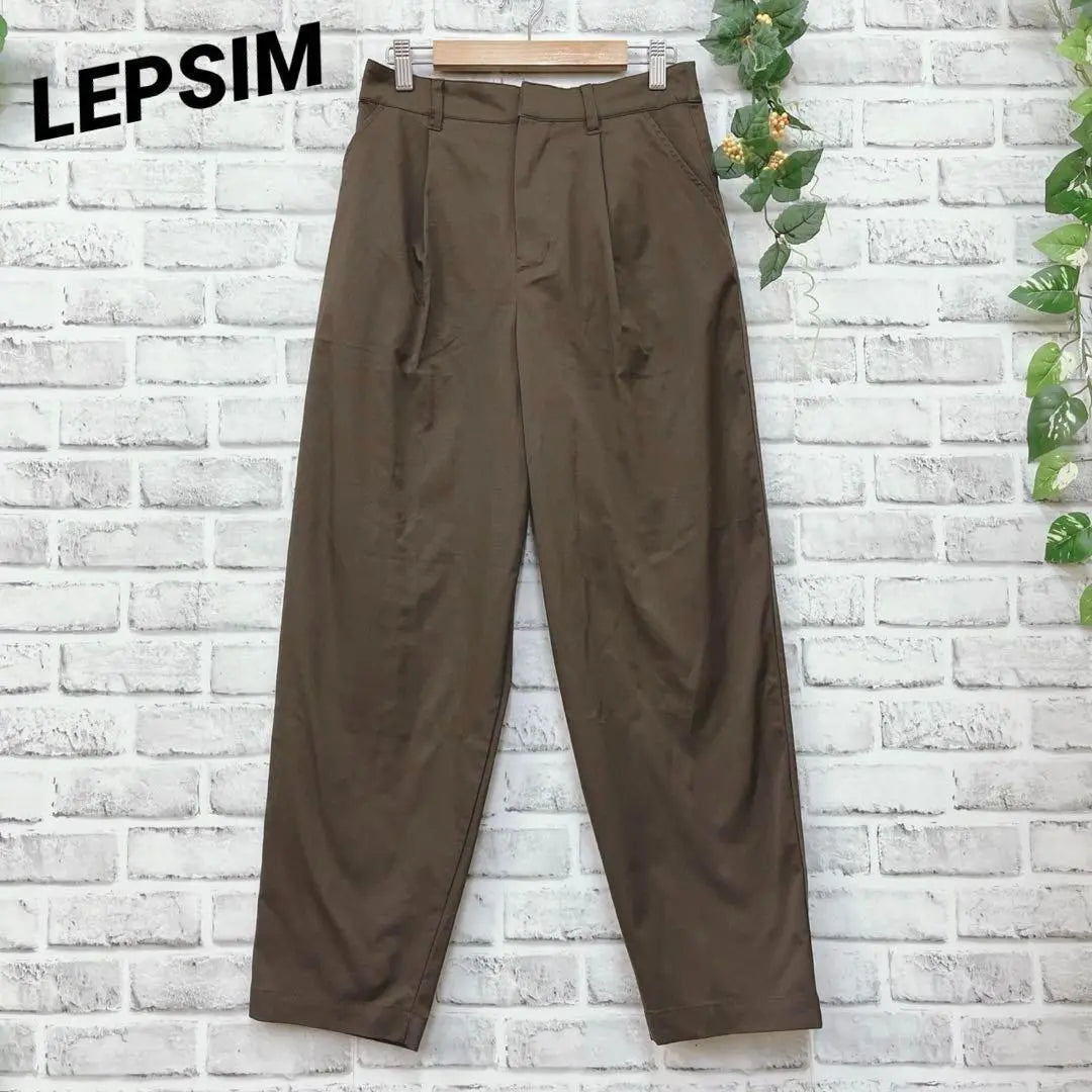 ♡ Good condition [Repsim] (M) Barrel leg slacks, high waist, autumn and winter