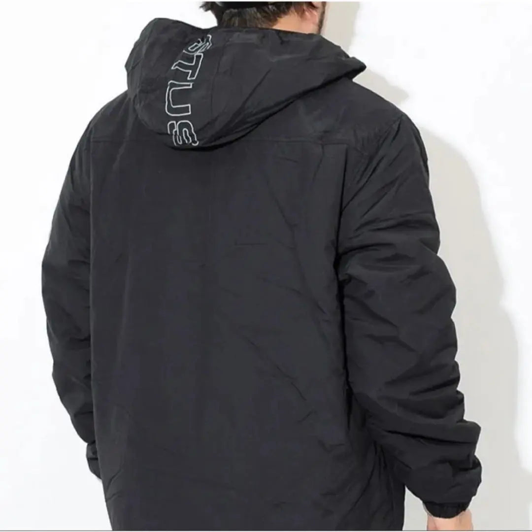 STUSSY Down Jacket M Filling Nylon Jacket Black y2k