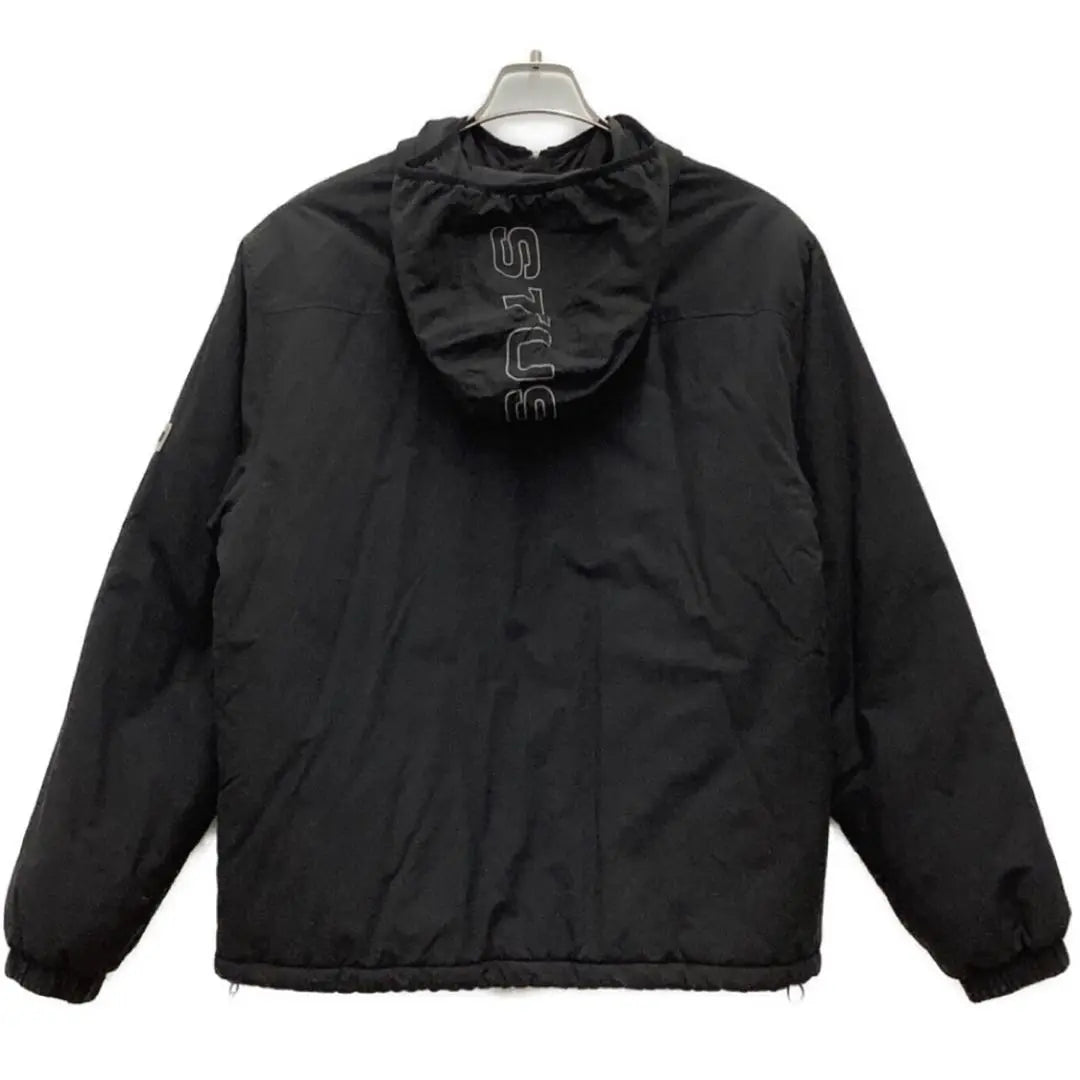 STUSSY Down Jacket M Filling Nylon Jacket Black y2k