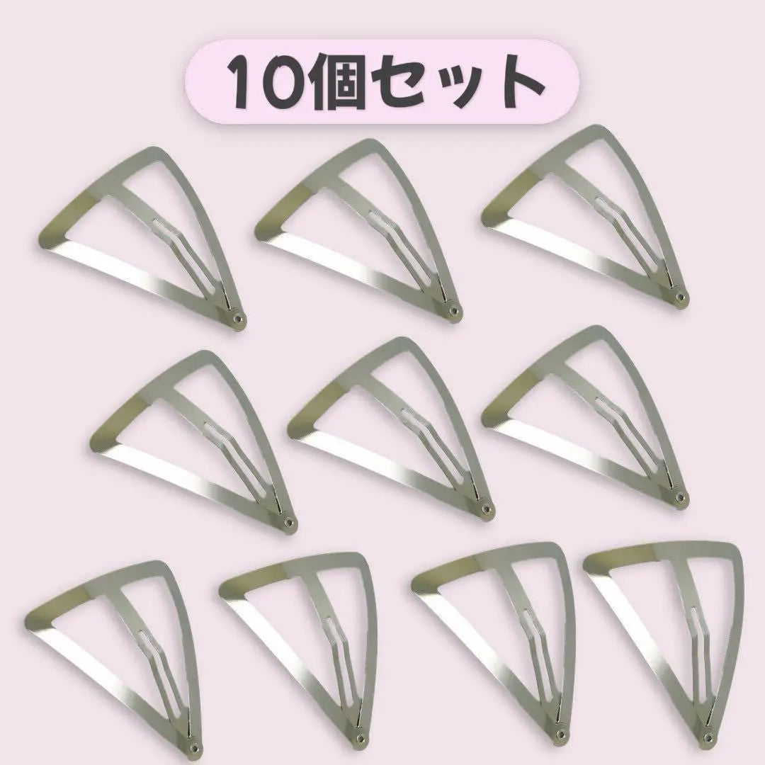 Patchin Pin Handmade Triangle Wide 10 Pieces Set | パッチンピン ハンドメイド 三角 トライアングル ワイド 10個セット