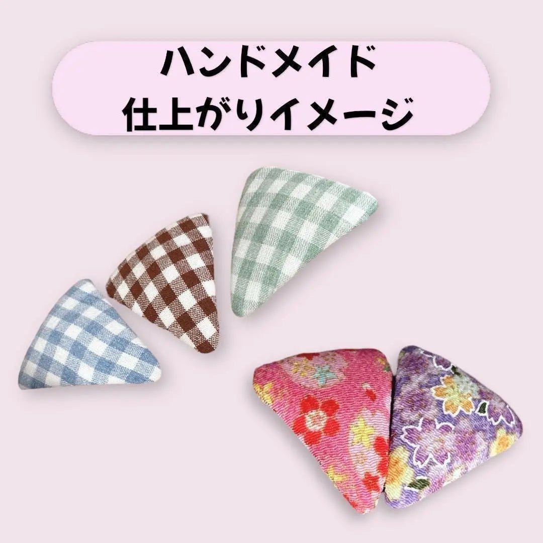 Patchin Pin Handmade Triangle Wide 10 Pieces Set | パッチンピン ハンドメイド 三角 トライアングル ワイド 10個セット