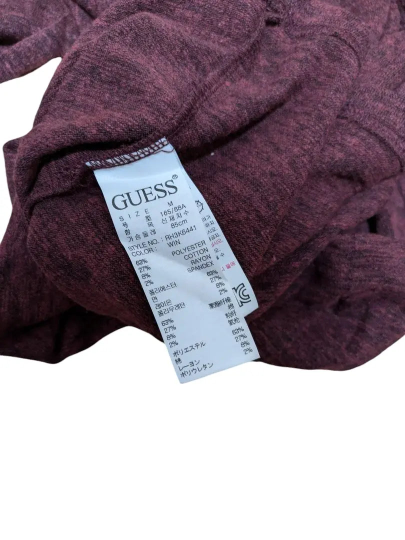 Guess long -sleeved shirt guess long -sleeved cut -and -sew | GUESSの長袖シャツ ゲスの長袖カットソー