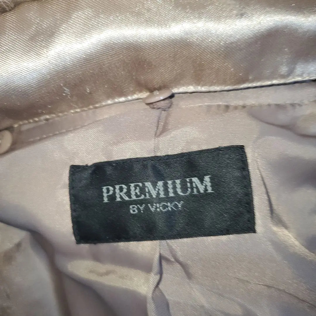 Premium by Vicky Down Coat Down 80% Blue Fox | PREMIUM BY VICKY ダウンコート ダウン80% ブルーフォックス