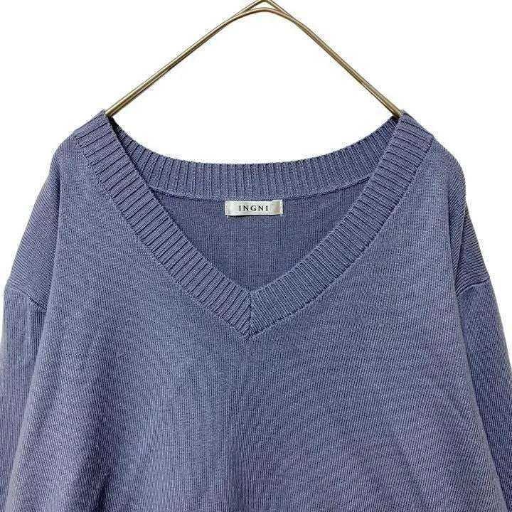 INGNI Sweater (M) Combination Winding Wind Office Corrections Spring / Autumn Winter | INGNI セーター（M）コンビネーション 重ね着風 オフィスカジュアル 春秋冬