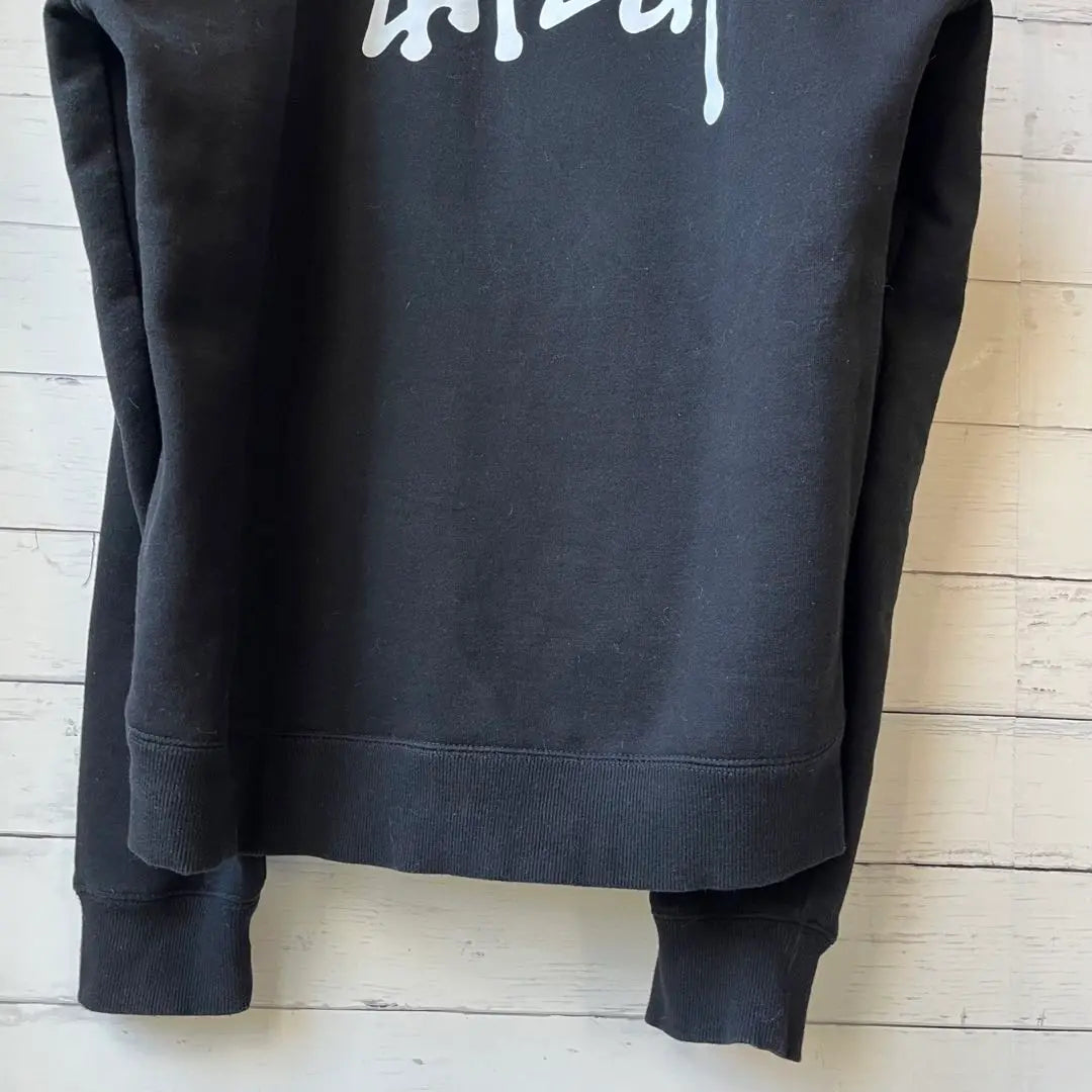 [XL size] Stussy ⭐︎ Back print logo hoodie [Black] Sold out immediately