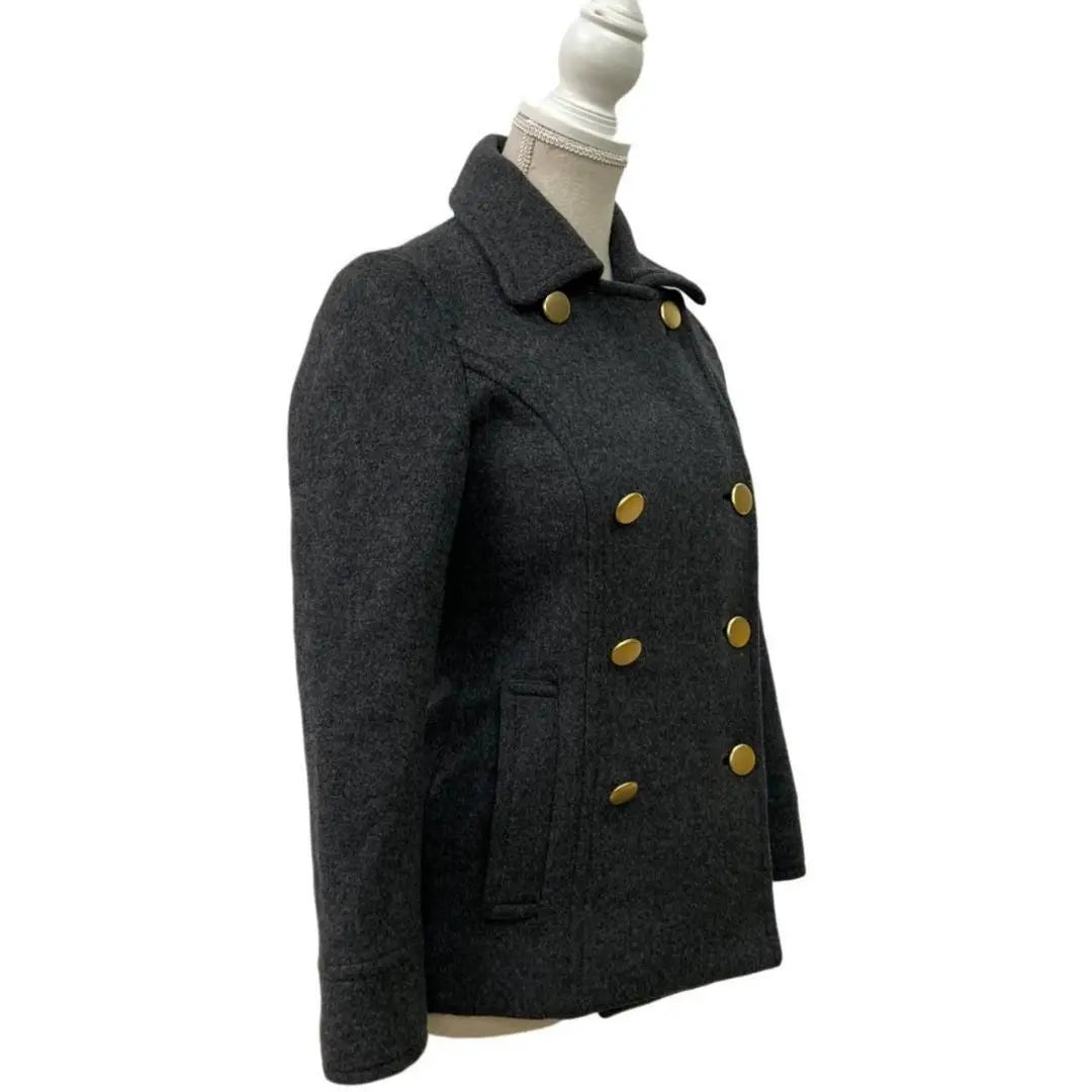 Rideal☆ Coat, Gold Button, Double, Lining, Border Storage, Fashion