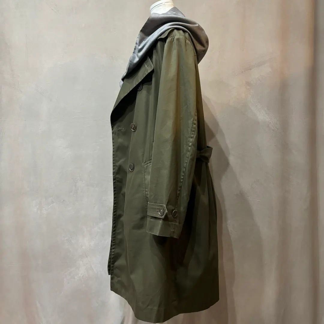 COLLAGE GALLARDAGALANTE Food vest trench coat | COLLAGE GALLARDAGALANTE フードベスト付 トレンチコート