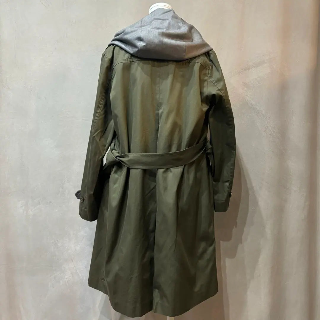 COLLAGE GALLARDAGALANTE Food vest trench coat | COLLAGE GALLARDAGALANTE フードベスト付 トレンチコート