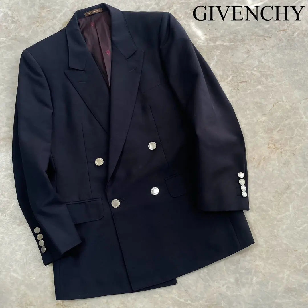 GIVENCHY Givenchy Wool Metal button Double Tailored Jacket | GIVENCHY ジバンシー ウール メタルボタン ダブル テーラードジャケット