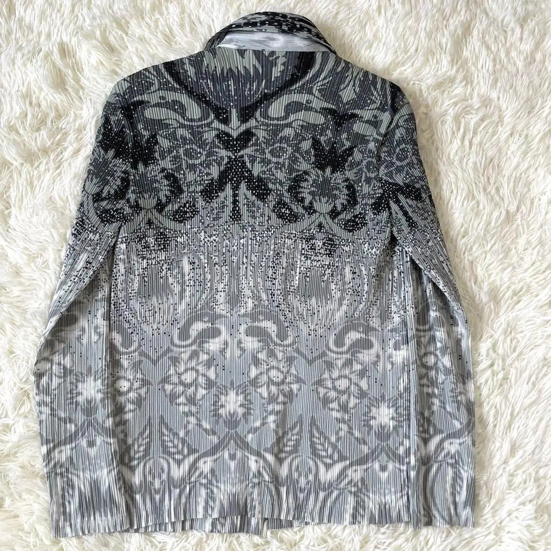 PLEATS PLEASE Priet Priesthes Floral Jacket Cardigan