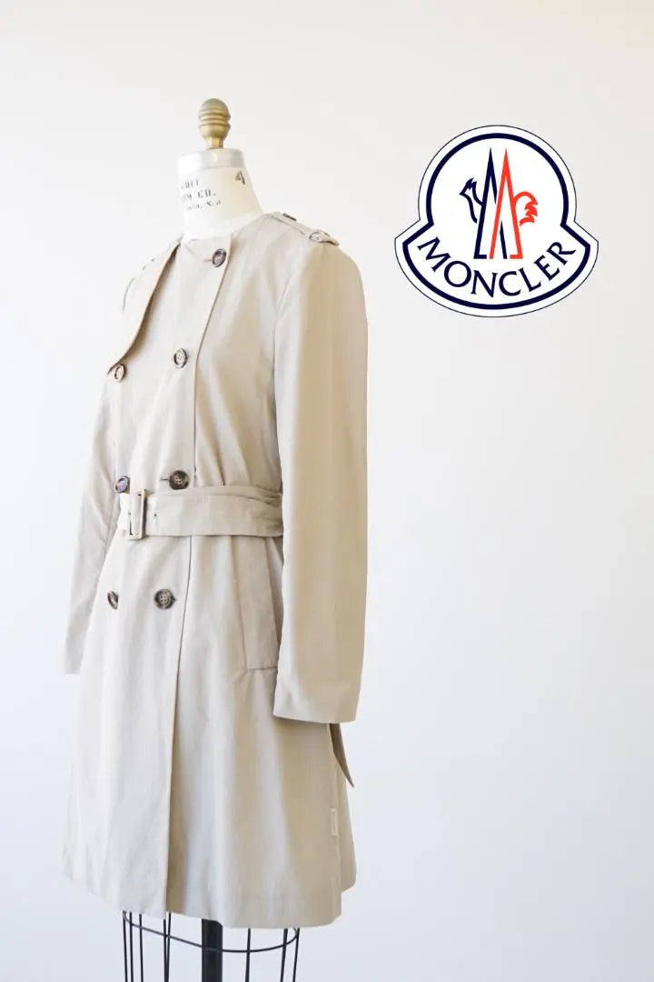 Gabardina sin cuello Moncler Trench PRUMIER de Moncler