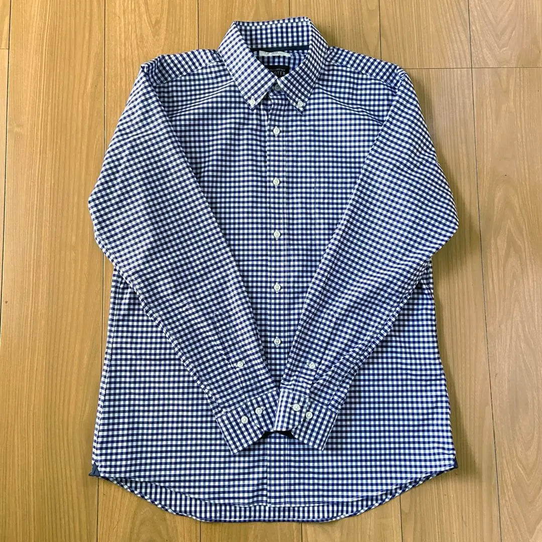 ORIHICA garage SOLOTEX check shirt L