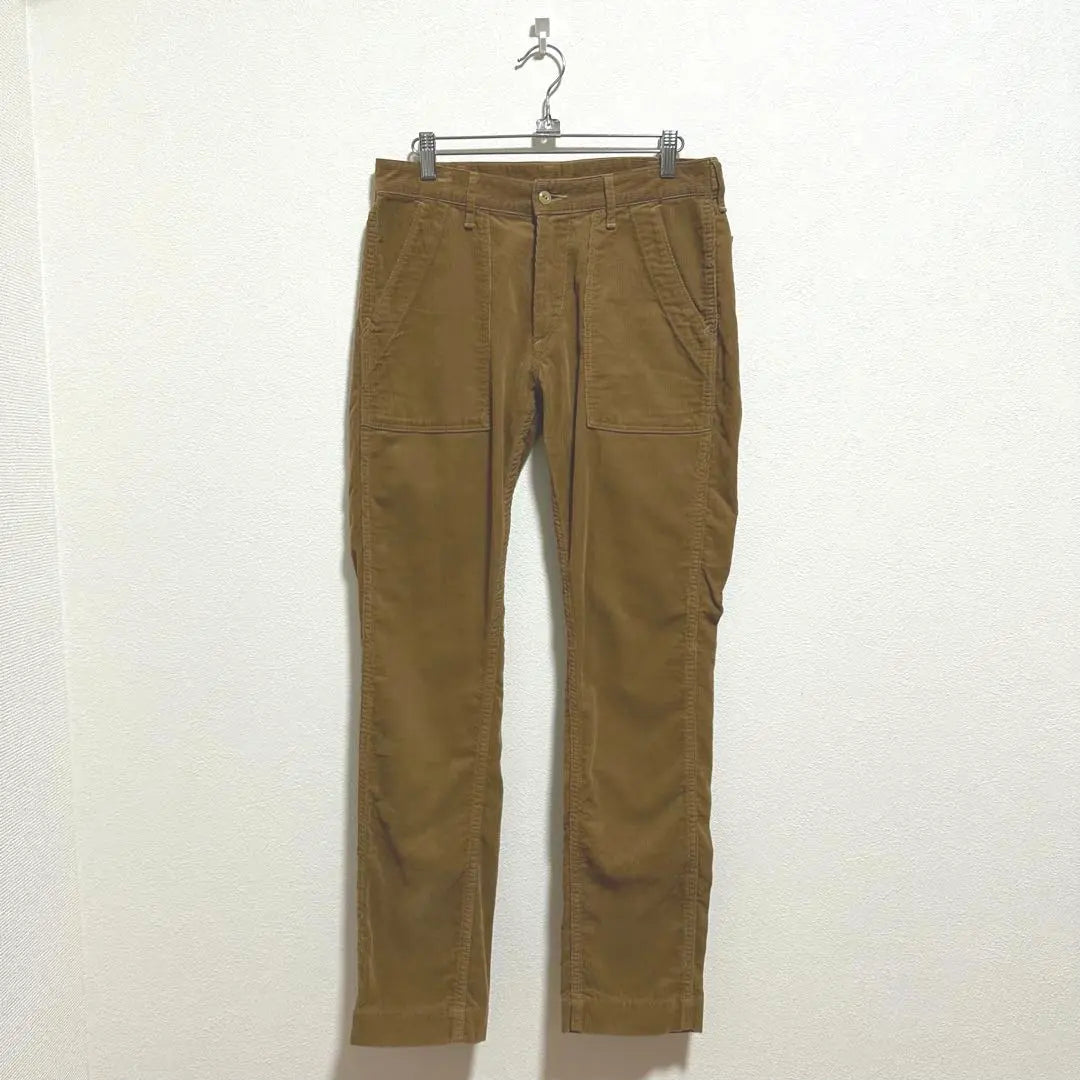 《Danton》 Danton (38) Pantalón de pana 100% algodón hecho en Japón | 《DANTON》ダントン(38)コーデュロイパンツ 綿100% 日本製 ブラウン