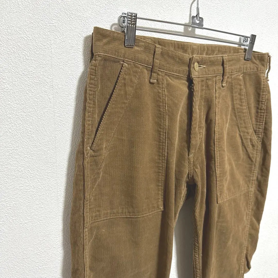 《Danton》 Danton (38) Pantalón de pana 100% algodón hecho en Japón | 《DANTON》ダントン(38)コーデュロイパンツ 綿100% 日本製 ブラウン