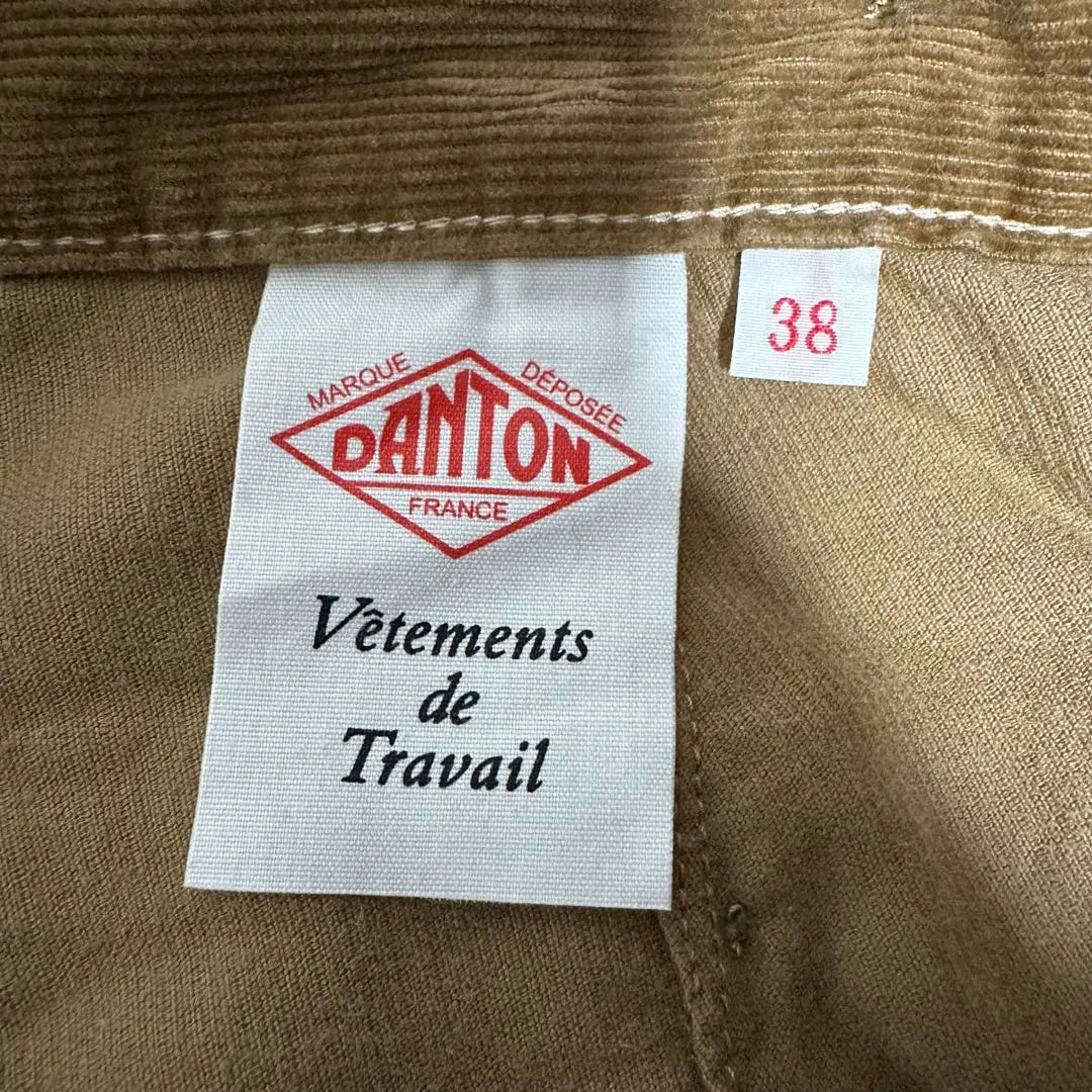 《Danton》 Danton (38) Pantalón de pana 100% algodón hecho en Japón | 《DANTON》ダントン(38)コーデュロイパンツ 綿100% 日本製 ブラウン