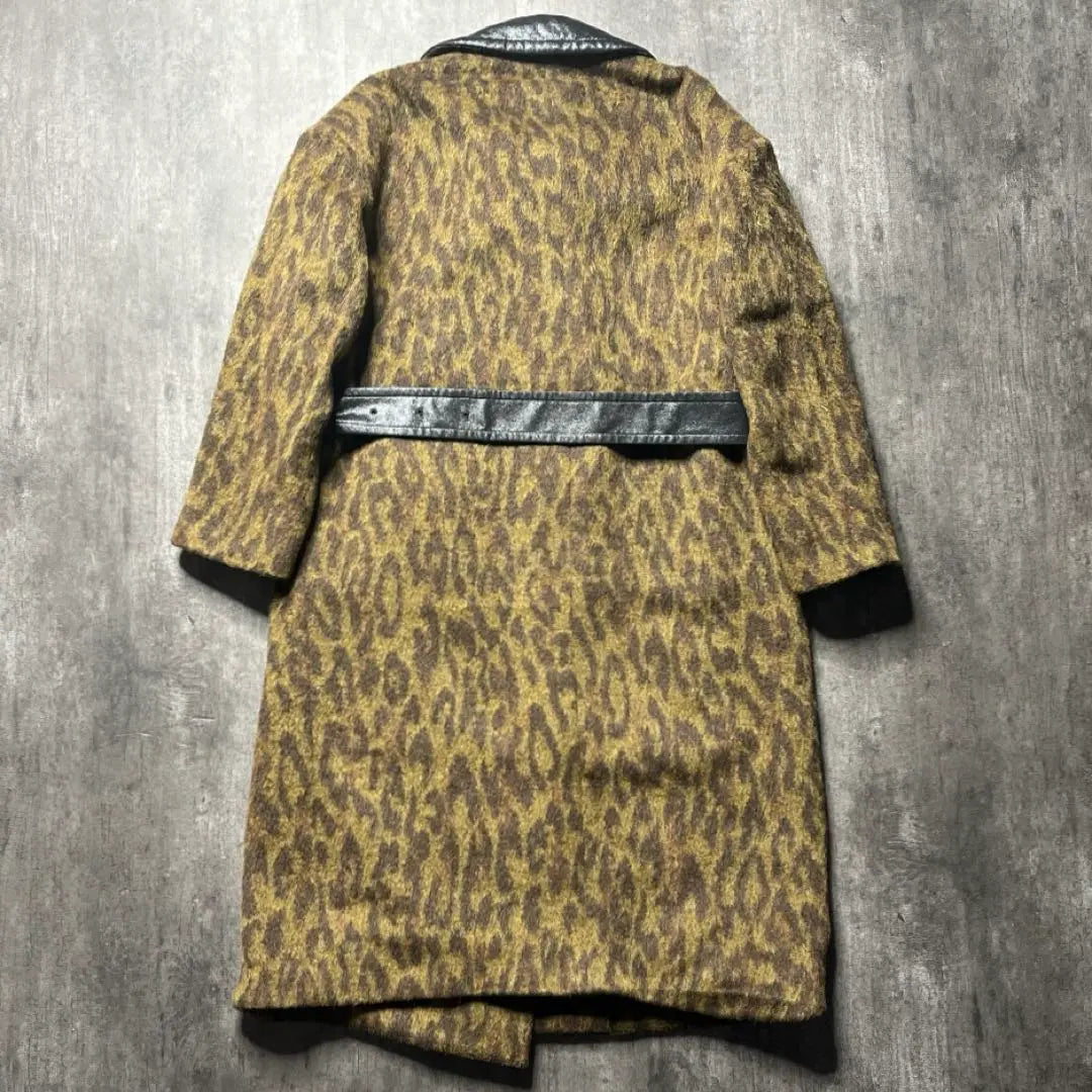 [Tag included] John Lawrence Sullivan Double Coat Outerwear Mohair Leopard