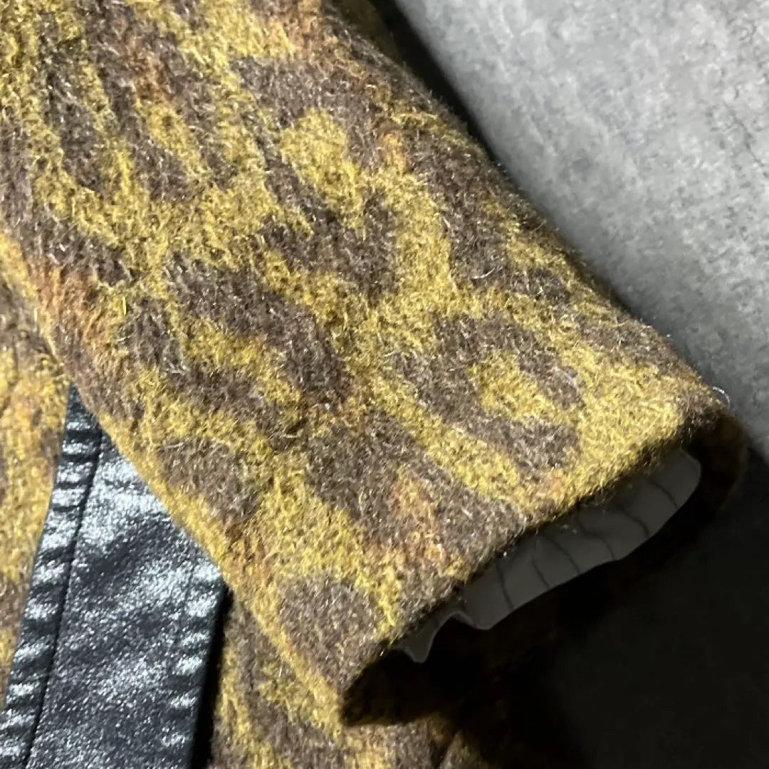 [Tag included] John Lawrence Sullivan Double Coat Outerwear Mohair Leopard