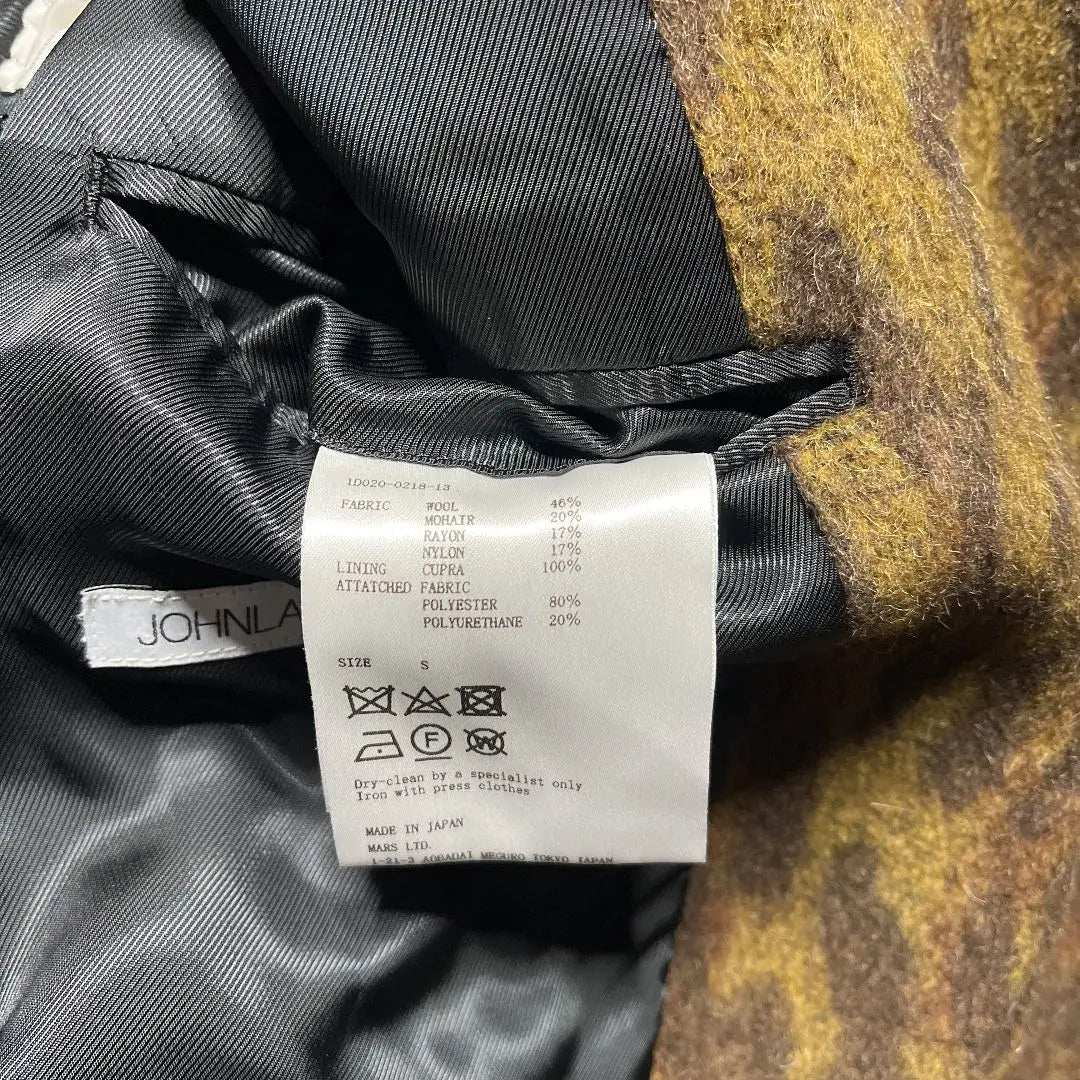 [Tag included] John Lawrence Sullivan Double Coat Outerwear Mohair Leopard