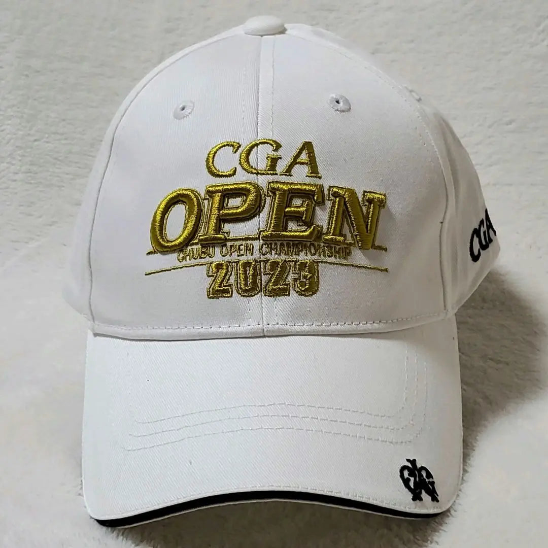 ♥️New [CGC OPEN] 2023 Cap [F] White ♥️BIG logo cute