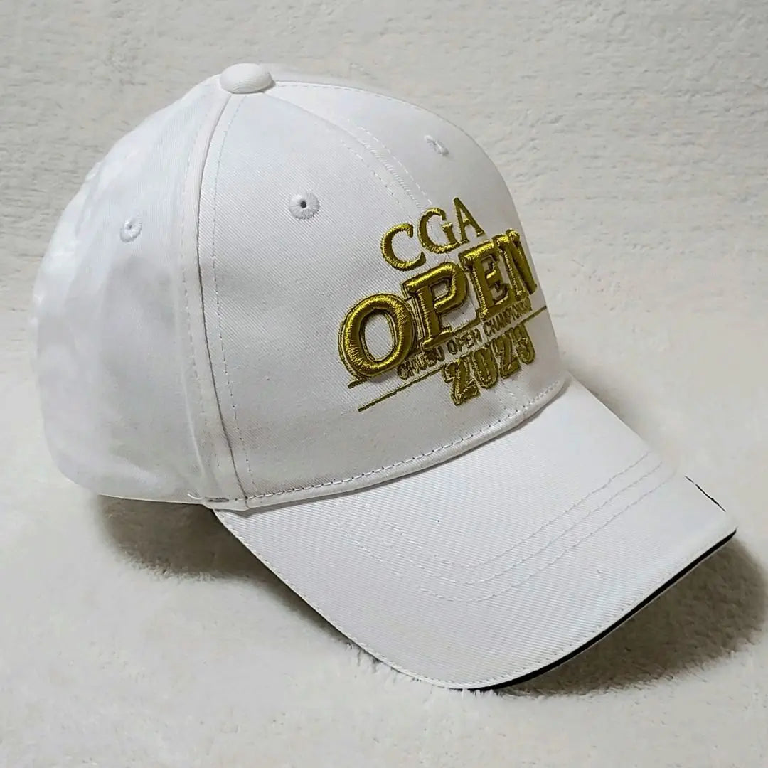 ♥️New [CGC OPEN] 2023 Cap [F] White ♥️BIG logo cute