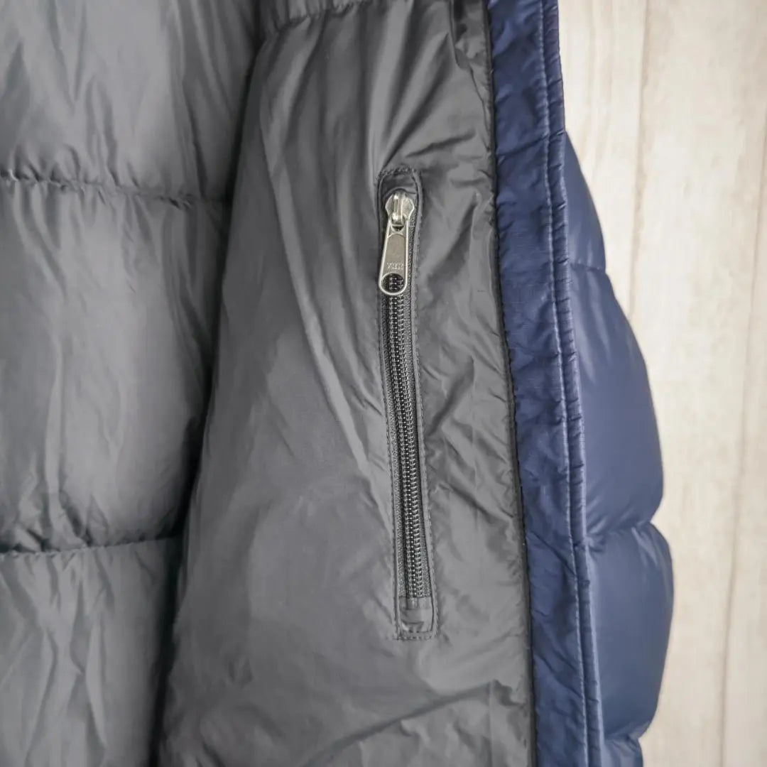 《Geki Rare》 North Face ☆ Nupus Down Jacket L Bordado Azul D51001 | 《激レア》ノースフェイス☆ヌプシダウンジャケットL刺繍ブルーD51001