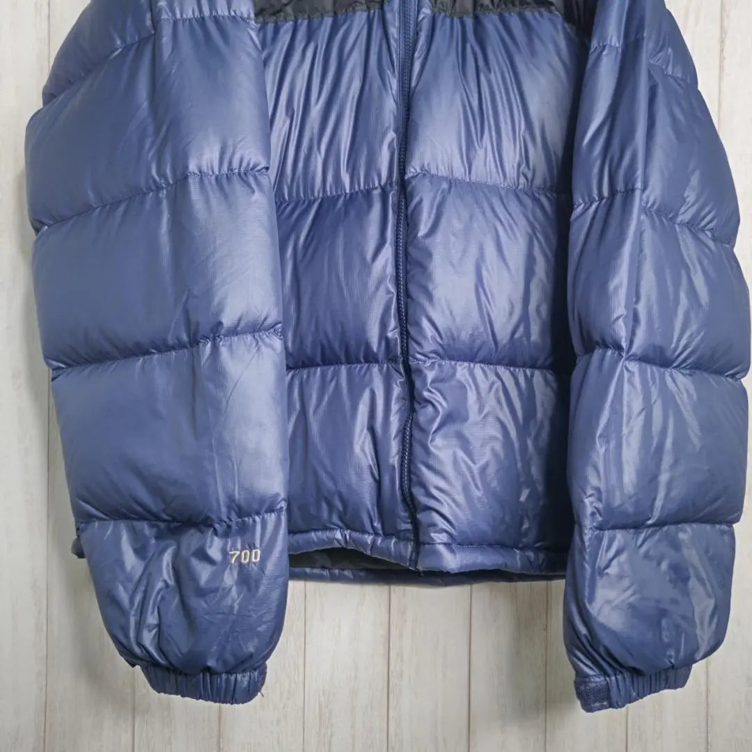 《Geki Rare》 North Face ☆ Nupus Down Jacket L Bordado Azul D51001 | 《激レア》ノースフェイス☆ヌプシダウンジャケットL刺繍ブルーD51001