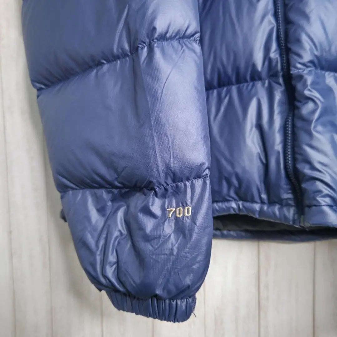 《Geki Rare》 North Face ☆ Nupus Down Jacket L Bordado Azul D51001 | 《激レア》ノースフェイス☆ヌプシダウンジャケットL刺繍ブルーD51001