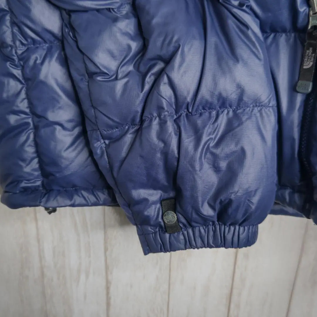 《Geki Rare》 North Face ☆ Nupus Down Jacket L Bordado Azul D51001 | 《激レア》ノースフェイス☆ヌプシダウンジャケットL刺繍ブルーD51001