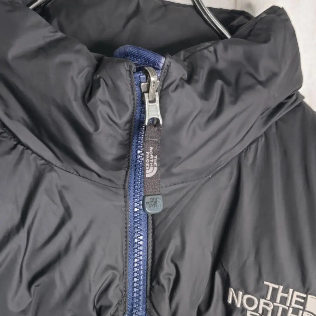 《Geki Rare》 North Face ☆ Nupus Down Jacket L Bordado Azul D51001 | 《激レア》ノースフェイス☆ヌプシダウンジャケットL刺繍ブルーD51001