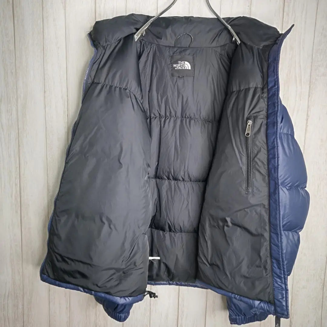 《Geki Rare》 North Face ☆ Nupus Down Jacket L Bordado Azul D51001 | 《激レア》ノースフェイス☆ヌプシダウンジャケットL刺繍ブルーD51001