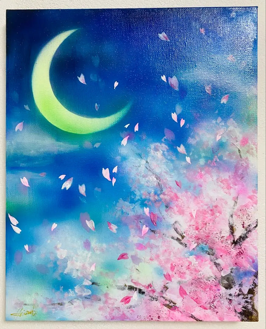 Mai Sakura - Pintura original de buena fortuna