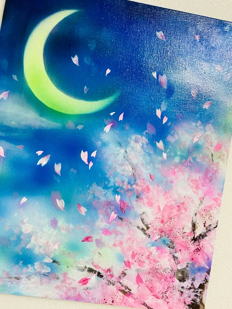 Mai Sakura - Pintura original de buena fortuna