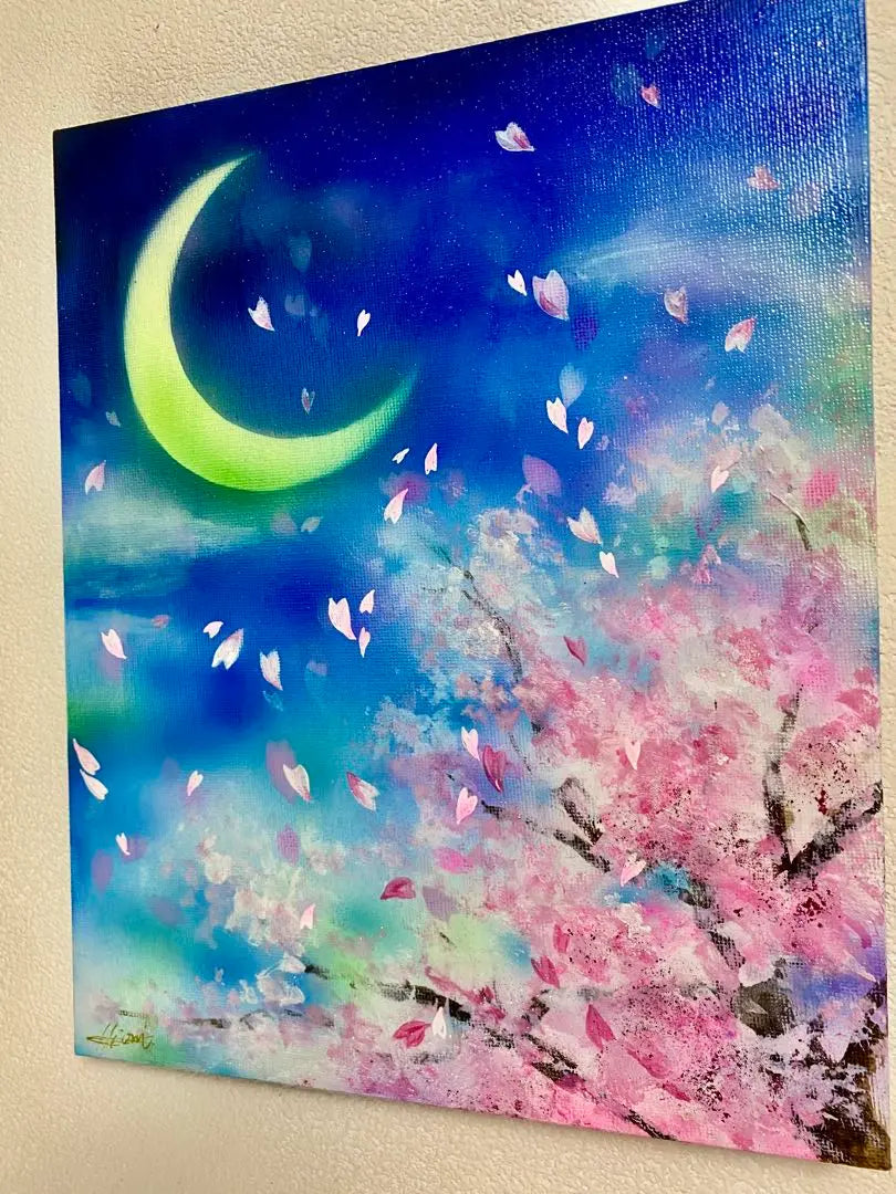 Mai Sakura - Pintura original de buena fortuna