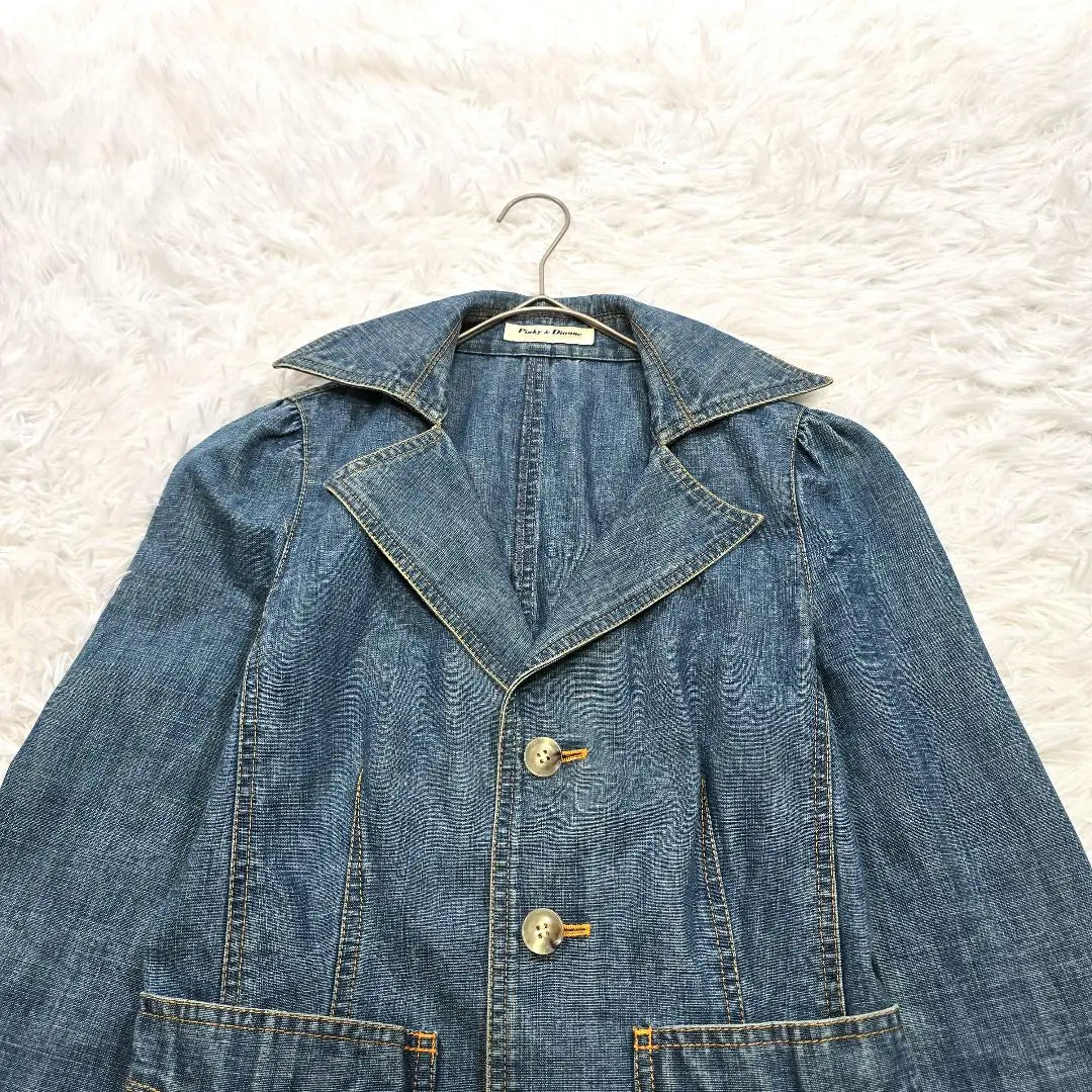 A2925 [Pinky and Diane] Denim Jacket/G Jean M cotton 100%