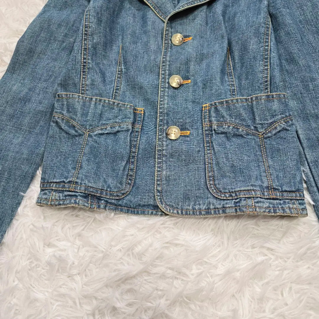 A2925 [Pinky and Diane] Denim Jacket/G Jean M cotton 100%